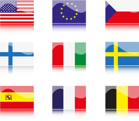 flagsのイラスト素材