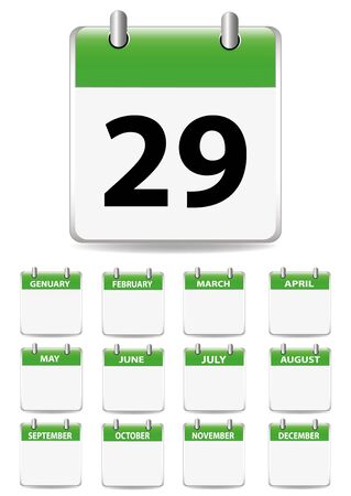 Calendar のイラスト素材