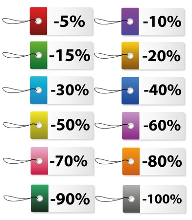  Discount pendant labelsのイラスト素材