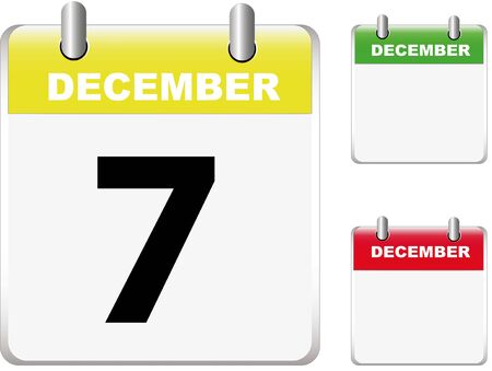 Set of calendarsのイラスト素材
