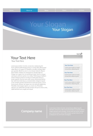 web siteのイラスト素材