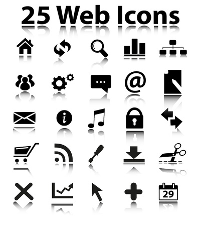 web iconsのイラスト素材