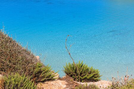 Lampedusa island, Mediterranean Sea, sicily - Italyの写真素材