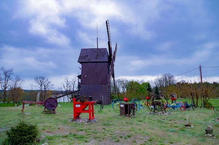 Windmill in Polandのeditorial素材