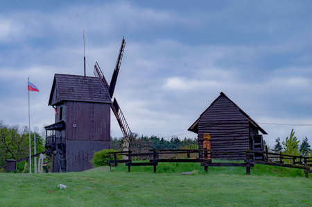 Windmill in Polandのeditorial素材