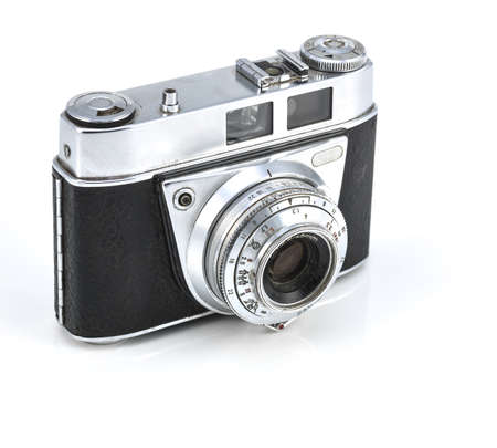 Vintage 35mm camera range finderの写真素材