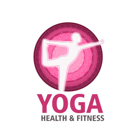 Yoga pose design, Health and Fitnessの写真素材