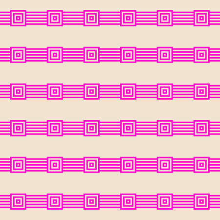 Seamless pattern. Pixel geometry. The abstract  image. It can be used for web design, background image, wallpaper wall. Pink colorのイラスト素材