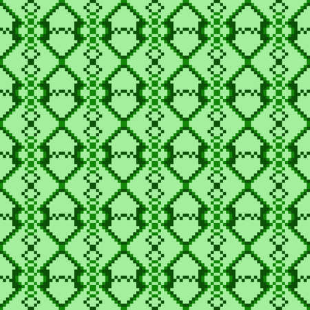 seamless pattern of simple geometric shapes intertwined in a complex pattern.  illustration. for registration of wallpaper, textiles, presentations and web designのイラスト素材