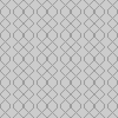 seamless pattern of simple geometric shapes intertwined in a complex pattern.  illustration. for registration of wallpaper, textiles, presentations and web designのイラスト素材