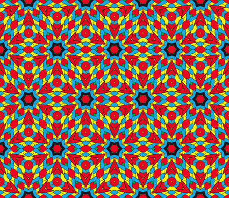 Ornamental flower design. Modern seamless geometry pattern.  illustration. For the interior design, printing, web and textile design.のイラスト素材