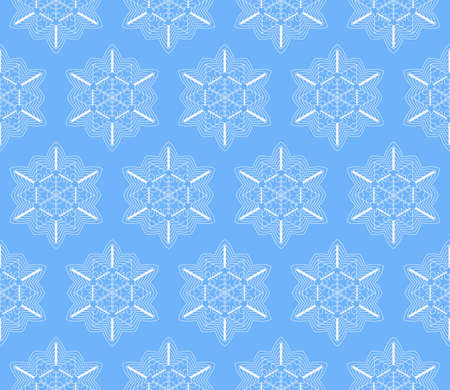 romantic geometric floral seamless pattern.  illustration. For modern interior design, fashion textile print, wallpaper, decor panelのイラスト素材