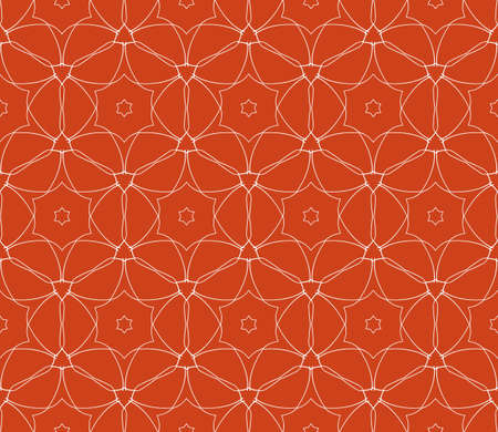 Ornamental flower design. Modern seamless geometry pattern. Vector illustration. For the interior...