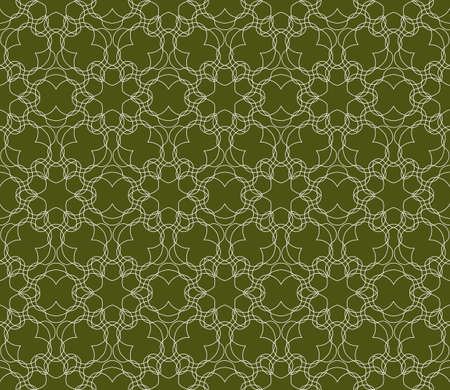green color floral ornament. modern pattern. seamless vector illustration. for interior design, textile, wallpaperのイラスト素材