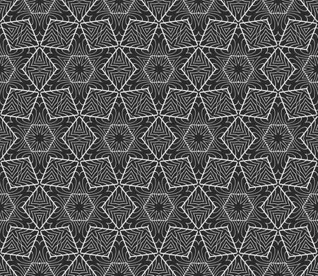 decorative geometric floral pattern. seamless vector illustration. for wallpaper, invitation, fabric...