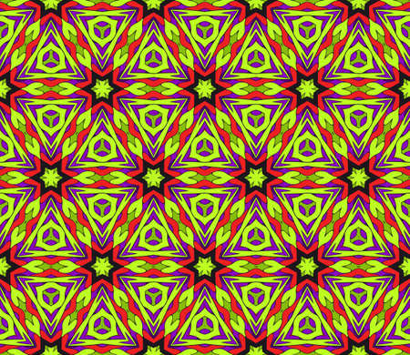 Seamless patterns . Vintage decorative ethnic floral ornament. vector illustration. oriental design for print, wallpaper, decor, fabric, textileのイラスト素材