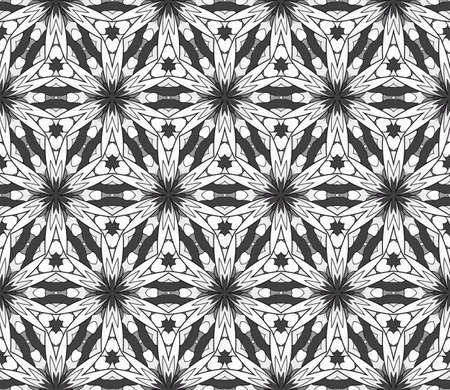 Abstract color pattern in the form of a multicolored mosaic with elements of lace and floral ornament. vector illustration. For textiles, design, wallpapers, greeting cards, products for homeのイラスト素材