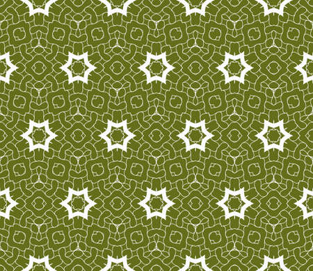 geometric pattern in floral lace style. Ethnic ornament. Vector illustration. For modern interior design, fashion textile print, wallpaper, decor panelのイラスト素材
