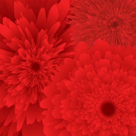 holiday floral background. rose flower. red color. vector illustration. for invitation, print, wallpaperのイラスト素材