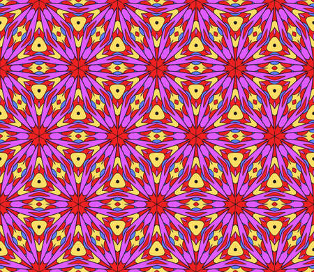 decorative geometric floral pattern. seamless vector illustration. for wallpaper, invitation, fabric textileのイラスト素材