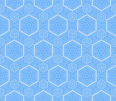 Geometric pattern Modern floral ornament illustration.のイラスト素材