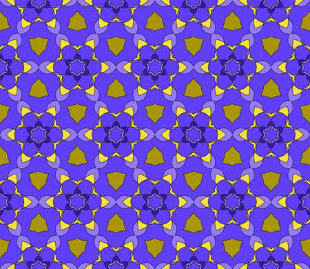 color creative floral geometric pattern illustration.のイラスト素材