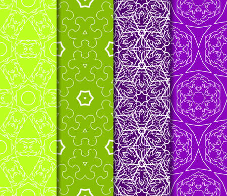 set floral pattern illustration For design, wallpaper, backdrop fills, fill, card and banner.のイラスト素材