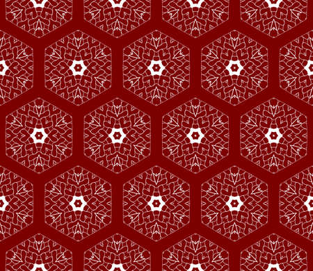 Seamless geometric floral pattern. Stylish graphic design. for design, wallpaper, invitation.のイラスト素材