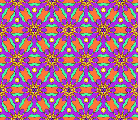 seamless flower pattern. abstract vector illustration. multi color. for design invitation, background, wallpaperのイラスト素材