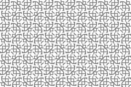 beautiful geometric seamless pattern of different geometric shapes. vector illustration.のイラスト素材