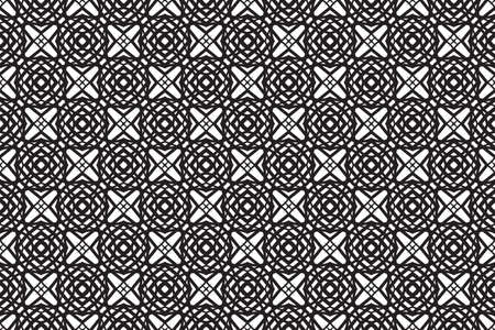 decorative ethnic ornament. Seamless vector illustration. geometric style. for printing on fabric, paper for scrapbooking, wallpaper, cover, page book.のイラスト素材