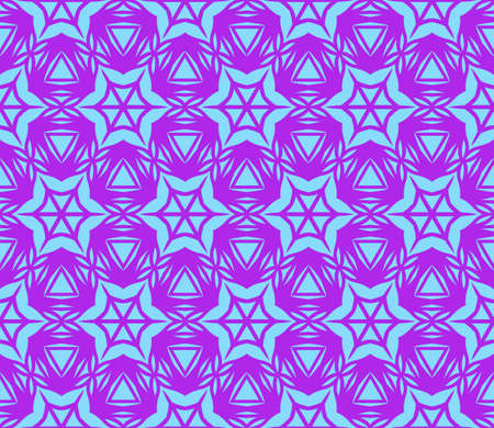 Ornamental flower design. Modern seamless geometry pattern. Vector illustration.のイラスト素材