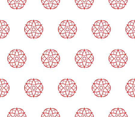 seamless geometric floral pattern. abstract vector illustrationのイラスト素材