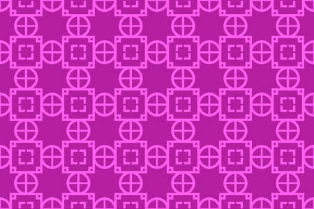 Beautiful geometric seamless pattern of different geometric shapes.のイラスト素材