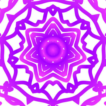 Floral pattern. vector illustration. hand drawn henna india tribal paisley background. purple colorのイラスト素材