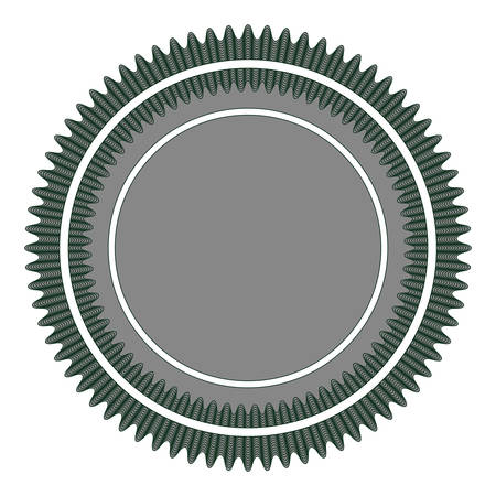 Circle rosette. protective watermark layer for the certificate, voucher, money design. vector illustrationのイラスト素材