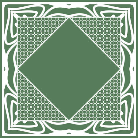 lace print with floral ornament. tablecloth. vector illustrationのイラスト素材