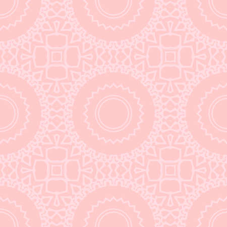 Beautiful lace pattern, flower vector background. wedding seamless pattern for invitation with geometric floral ornamentのイラスト素材