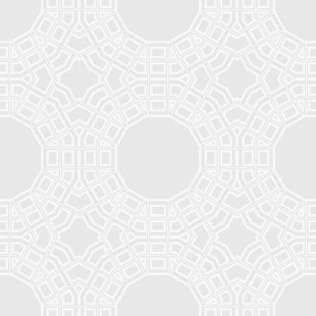 Beautiful background of seamless floral pattern in monochrome color.のイラスト素材
