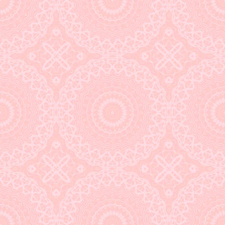 Beautiful lace pattern, flower vector background. wedding seamless pattern for invitation with geometric floral ornamentのイラスト素材