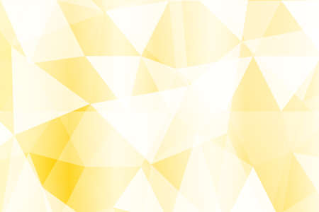 Gold color polygonal pattern. Geometric vector illustration. Print for case, background, coverのイラスト素材