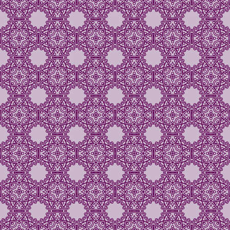 fashion geometric seamless pattern of different geometric shapes. vector illustration. purple color