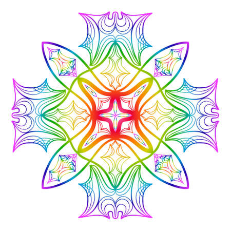 Vector Rosettes pattern.のイラスト素材