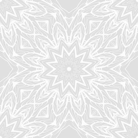 background with art deco abstract floral seamless pattern . monochrome vector illustrationのイラスト素材