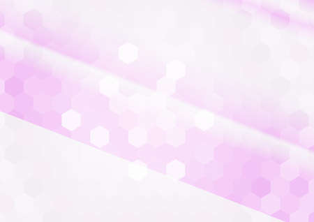 banner of polygonal elements. purple gradient hexagon. Vector illustration. For design,...
