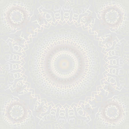 white gold color seamless background with floral design. vector illustration.