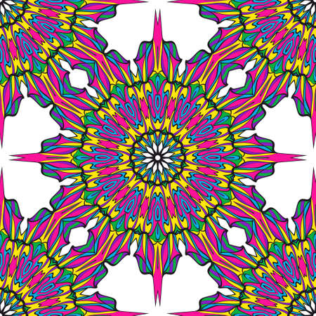 Modern decorative floral lace pattern.のイラスト素材