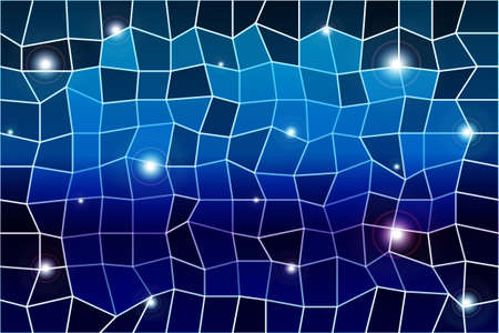 original blue square background.のイラスト素材