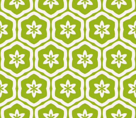 Floral geometric pattern design