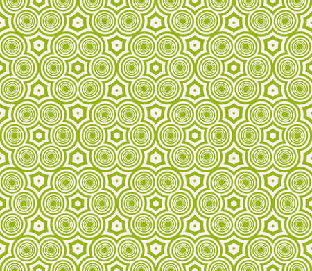 seamless sophisticated geometric pattern based on repetitive simple line and shape forms. vector illustration. for interior design, backgrounds, card, textile industry. green coloringのイラスト素材
